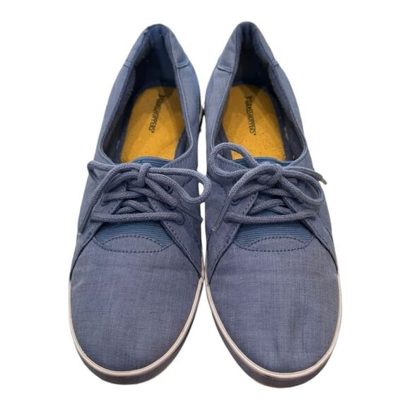 Grasshoppers CAMILLE Blue Canvas Comfort Lace Casual Shoes Sneakers 8 8N - Picture 4 of 7